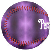 Balle De Softball Ombre à brumes violettes (Devant gauche)