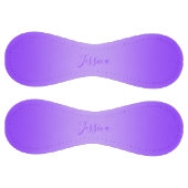 Balle De Softball Ombre violet violet et texte modifiable (Panneaux)