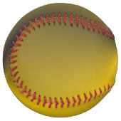 Balle De Softball Or noir et vibrant (Devant gauche)