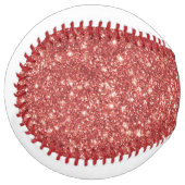 Balle De Softball Paillettes Rouge Blanc (Devant gauche)