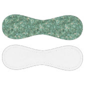Balle De Softball Paillettes Vertes Or Blanches (Panneaux)