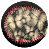 Balle De Softball Papillons d'or (Devant gauche)