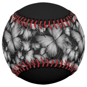 Balle De Softball Papillons gris Imprimer
