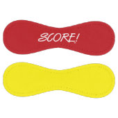 Balle De Softball Partition rouge et jaune softball (Panneaux)