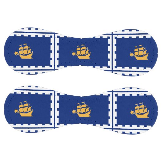 Balle De Softball Patriotic Softball with flag of Quebec City (Panneaux)