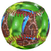 Balle De Softball Peinture à papillon (Dos)