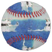 Balle De Softball Peinture de bateau (Dos)