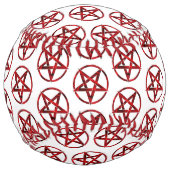 Balle De Softball Pentagram Red Devil (Dos)