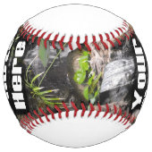 Balle de softball Photo Personnalisée (Dos)