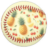 Balle De Softball Pineapple Parade (personalize) (Devant gauche)
