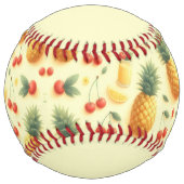 Balle De Softball Pineapple Parade (personalize) (Devant)