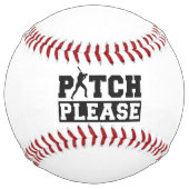 Balle De Softball Pitch Please – Citation drôle de softball|baseball (Devant)