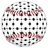 Balle De Softball Points noirs, Motif à pois, Points, Pointillé (Dos)
