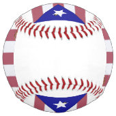 Balle De Softball Portoricain Pride (Devant)