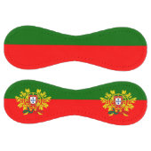 Balle De Softball Portugal Drapeau et blason Patriotique (Panneaux)