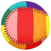 Balle De Softball Premier drapeau Rainbow Pride (Devant gauche)