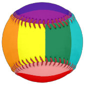 Balle De Softball Premier drapeau Rainbow Pride (Dos)