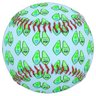 Balle De Softball Prêt pour la pop Baby Boy Pea Blue