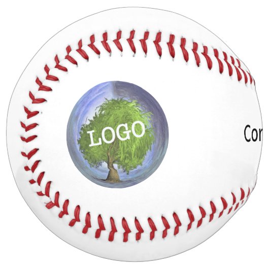 Balle De Softball Promotion du logo d'entreprise (Devant gauche)