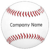 Balle De Softball Promotion du logo d'entreprise (Devant)