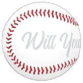 Balle De Softball Proposition de mariage Softball HAMbyWG (Devant gauche)