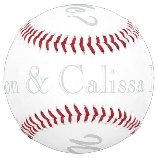 Balle De Softball Proposition de mariage Softball HAMbyWG (Dos)