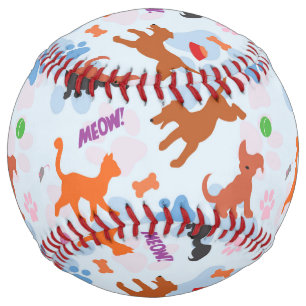 Balle De Softball Puppies et Kittens