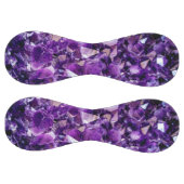 Balle De Softball Purple Amethyst Crystal Geode Gemstone SoftBall (Panneaux)