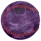 Balle De Softball Purple Galaxy Series Design 8 (Devant gauche)