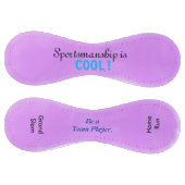 Balle De Softball Purple Softball w/Text (Panneaux)