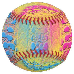 Balle De Softball PYTHON - moderne fractale décorative -