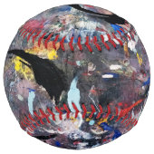 Balle De Softball random art (Devant)