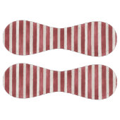 Balle De Softball Rayures crème rouge (Panneaux)