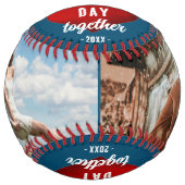 Balle De Softball Red Heart Our First Valentine's Together 2 Photo (Devant)