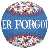 Balle De Softball Remembering Our Heros (customize) (Dos)