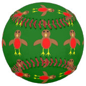 Balle De Softball Robin de Noël Softball (Dos)