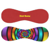 Balle De Softball Ronde et psychédélique couleur moderne Nom fractal (Panneaux)