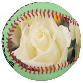 Balle De Softball Rose blanche (Devant gauche)