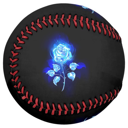 Balle De Softball Rose bleu brûlant (Devant gauche)