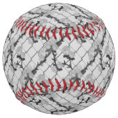 Balle De Softball Rose fantôme Escalade une barrière de lien chaîne  (Devant)