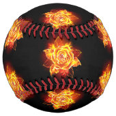 Balle De Softball Rose incendie en floraison (Dos)