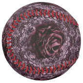 Balle De Softball Rose Mandala (Devant gauche)