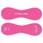 Balle De Softball Rose Personnalisé (Panneaux)