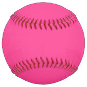 Balle De Softball Rose Personnalisé (Dos)