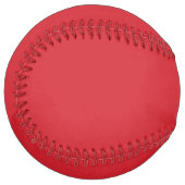 Balle De Softball rouge Amaranthe (couleur solide)  (Devant gauche)