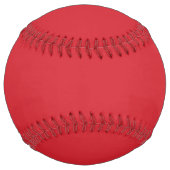 Balle De Softball rouge Amaranthe (couleur solide)  (Dos)