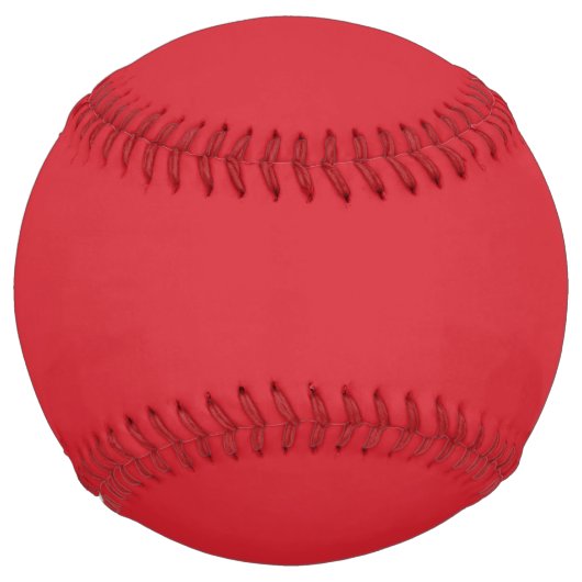 Balle De Softball rouge Amaranthe (couleur solide)  (Devant)