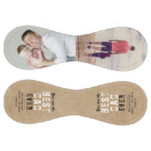 Balle De Softball Rustique Meilleur papa Père`s Day 2 Collage photo (Panneaux)