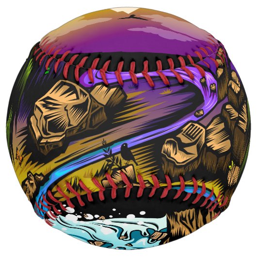 Balle De Softball Scène extérieure (Devant)