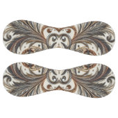 Balle De Softball Schéma floral brillant avec pierre de gemme (Panneaux)